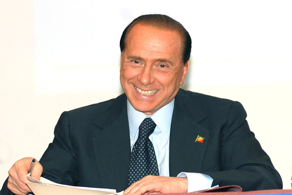 Silvio Berlusconi - feliz